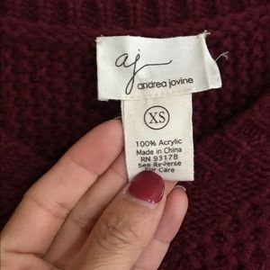 Andrea Jovine lovely sweater.